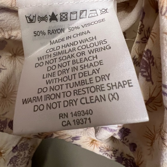 NWT Rolla’s Heidi Little Daisies Blouse Size XS - Picture 10 of 10